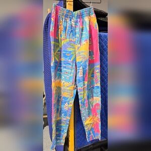 Colorful Women's Straight Leg Pants By Ken Done